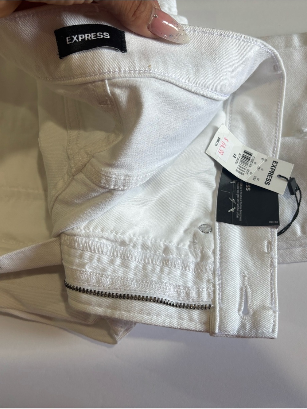 Express Women’s Slim White Jeans